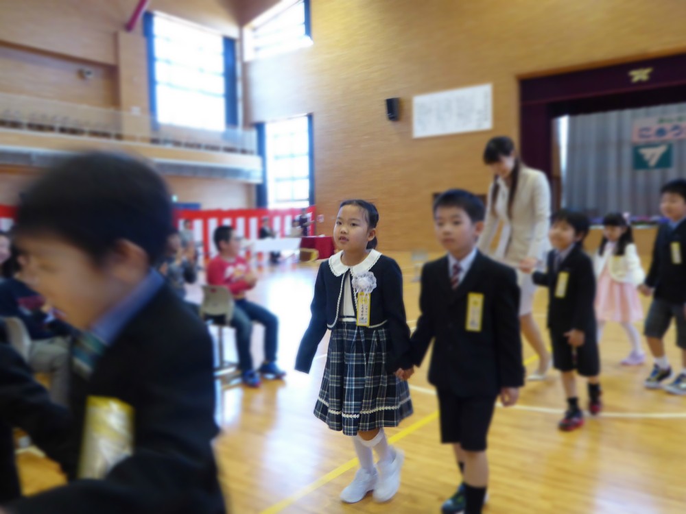 長女の小学校入学式でした。