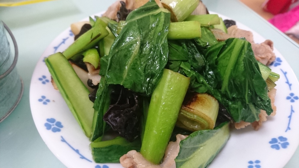 久々の手料理～こだわりの野菜と共に～